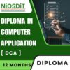 Diploma in Computer Application By NiOSDiT : Best Govt Computer Training Institute In Kolkata