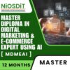 Master Diploma in Digital Marketing & E-Commerce Expert using AI By NiOSDiT : Best Govt Computer Training Institute In Kolkata
